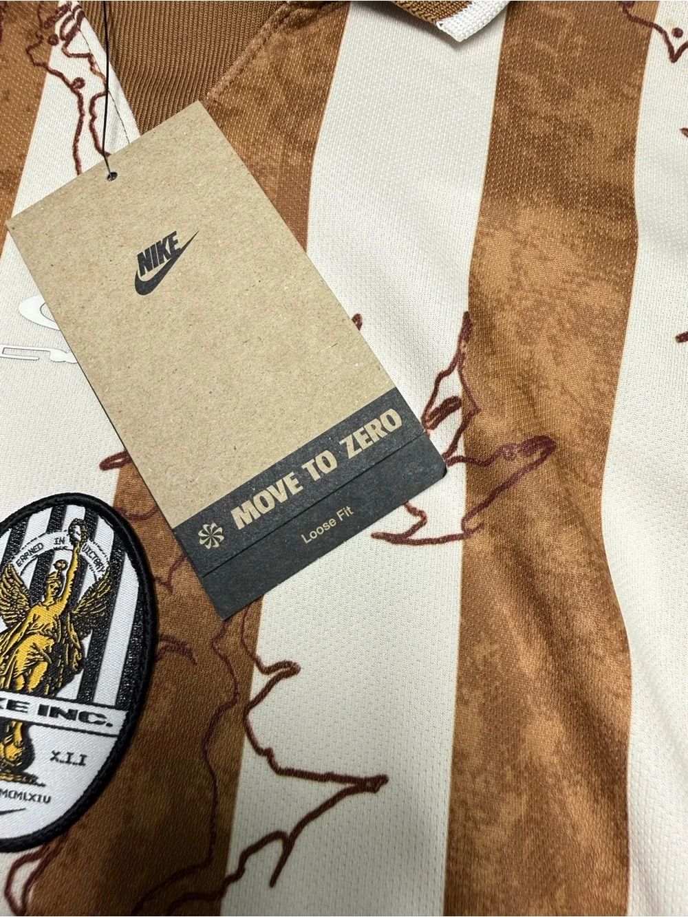 Nike Air Long Sleeve Soccer Jersey IB9007-281 Men's Size L Brown  Retail $90 NWT